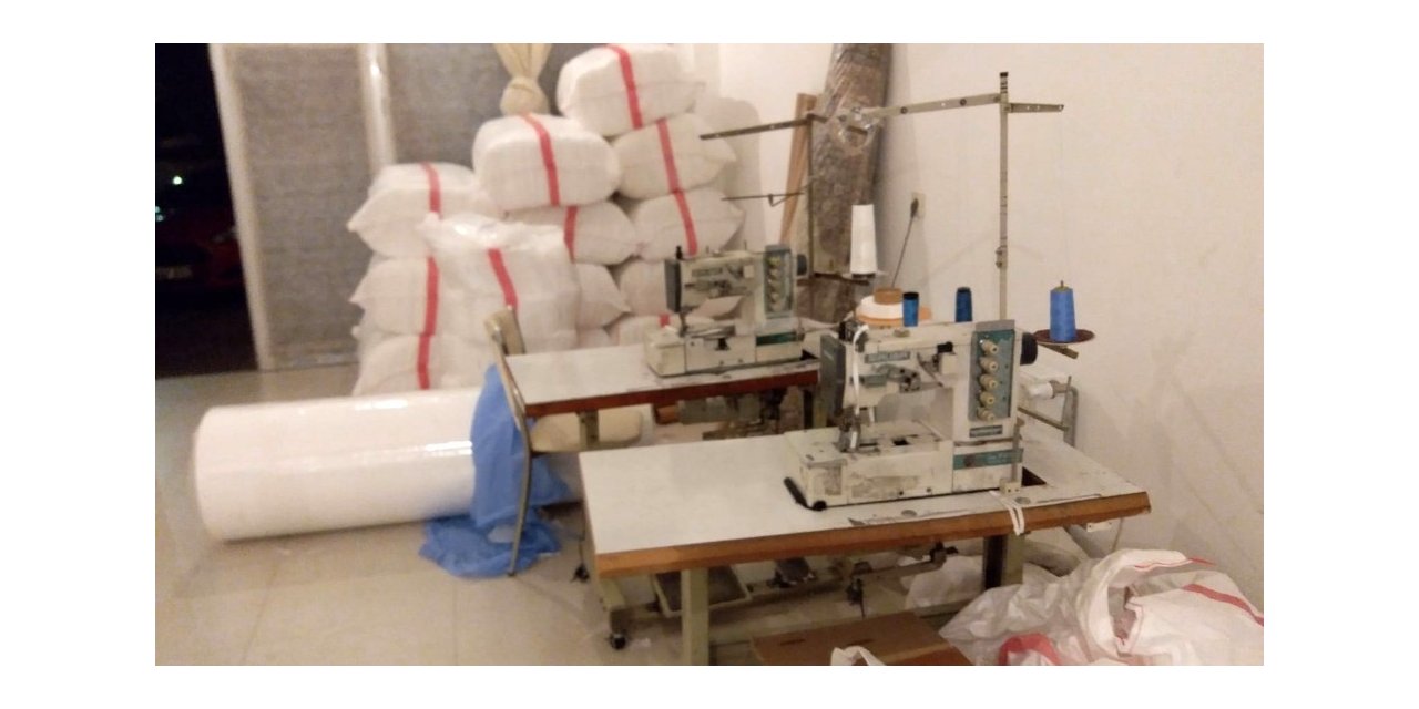 Niğde’de tıbbi malzeme stokçusuna baskın