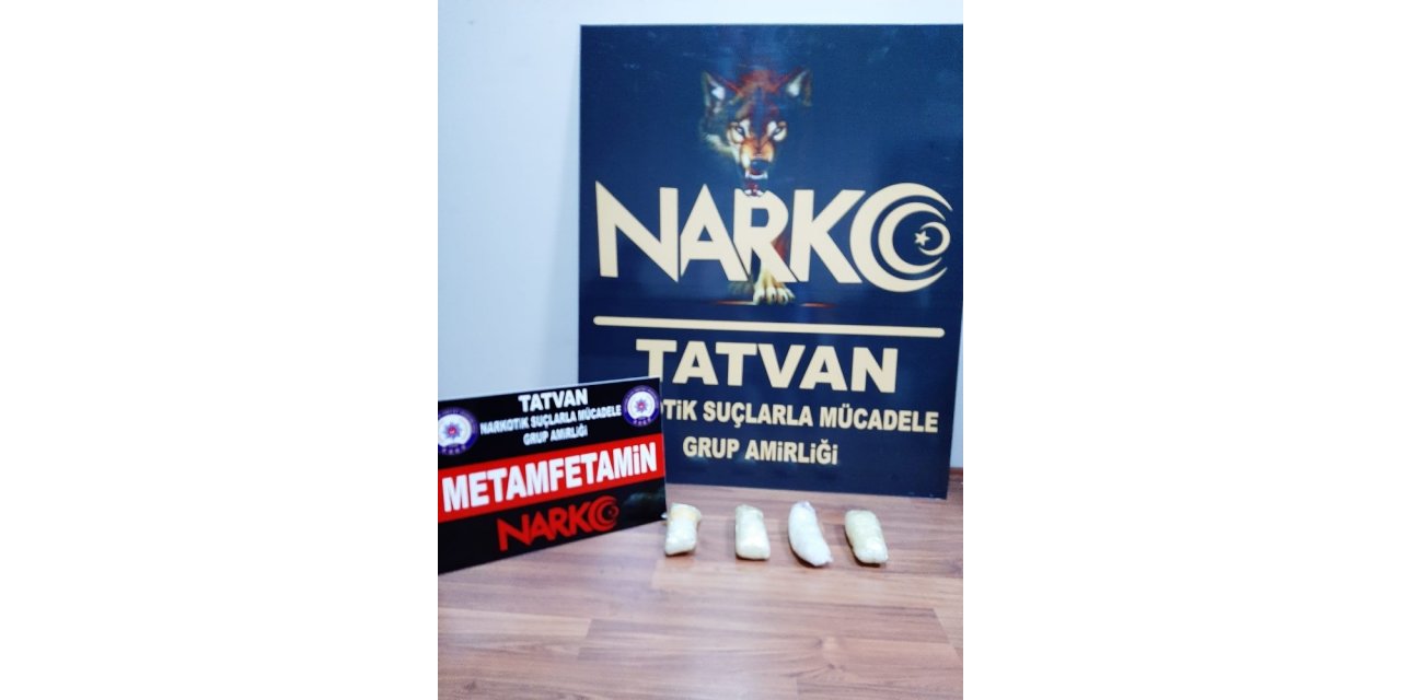 Bitlis’te 1 kilo metanfetamin ele geçirildi