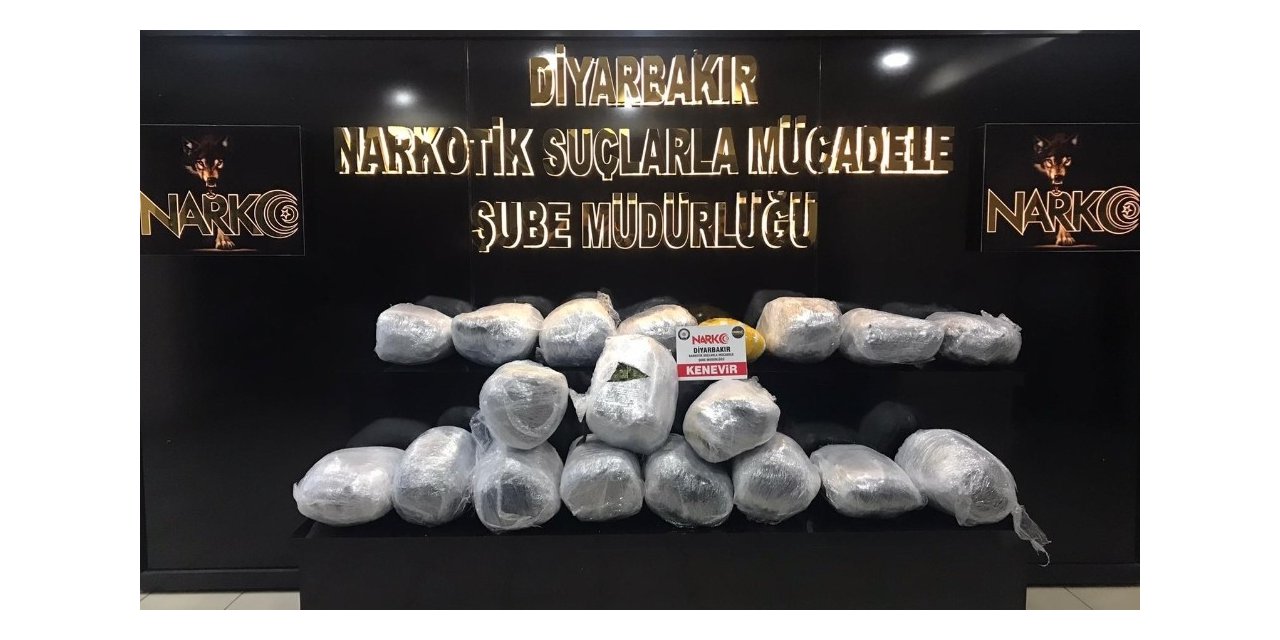Diyarbakır’da 114 kilo esrar ele geçirildi