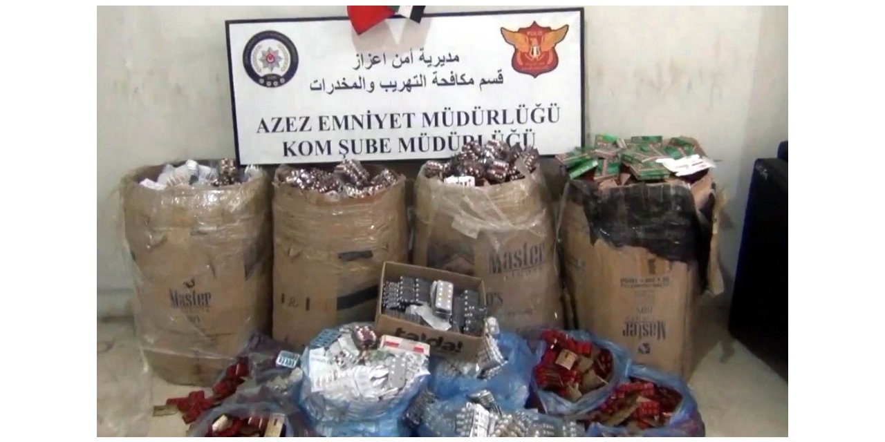 Sınır ötesi operasyonda 61 bin hap ele geçirildi
