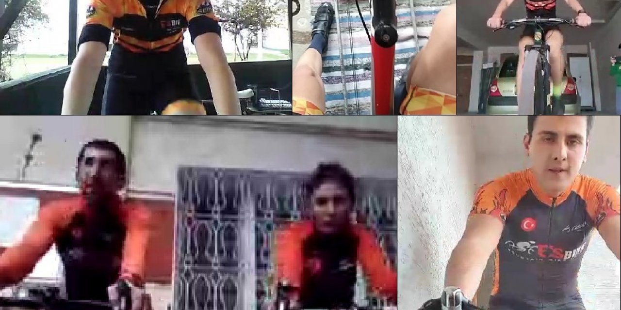 Eskişehir’de ’Evdepedallatürkiye’ hareketi başladı