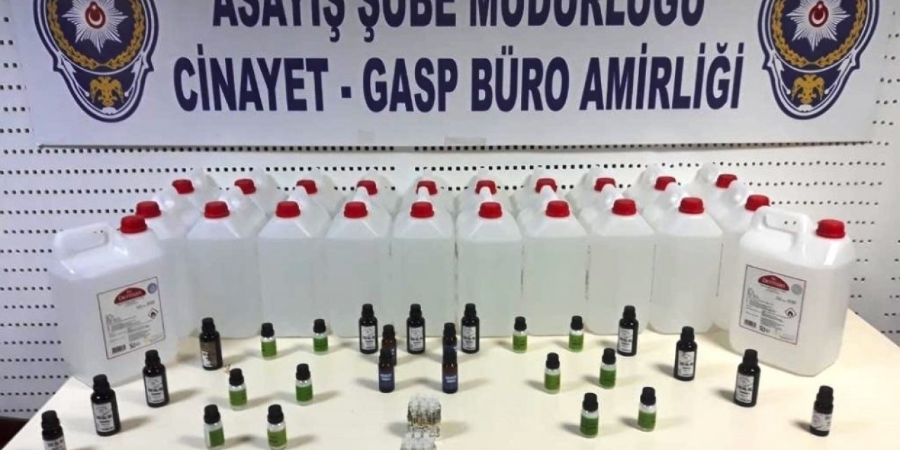 Şüphe üzerine durdurulan araçtan etil alkol çıktı
