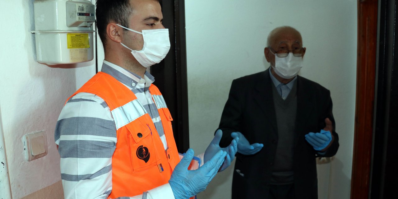 Ali amcadan Vefa Sosyal Destek Grubu ekibine şiirli ve dualı teşekkür