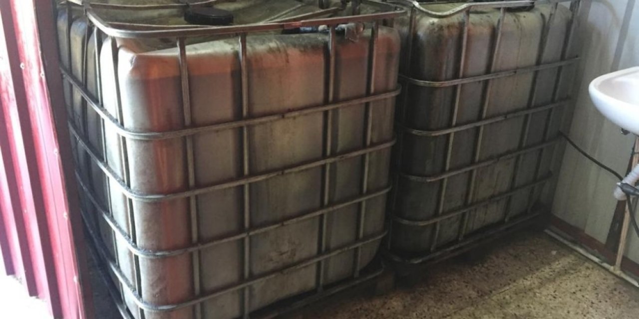 9 bin 200 litre kaçak akaryakıt ele geçirildi