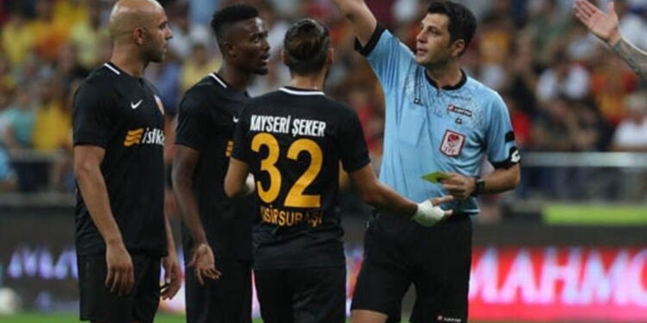 Kayserispor 62 sarı 6 kırmızı kart gördü