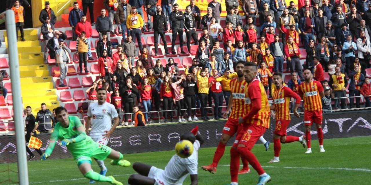 Kayserispor en fazla golü ikinci yarıda yedi