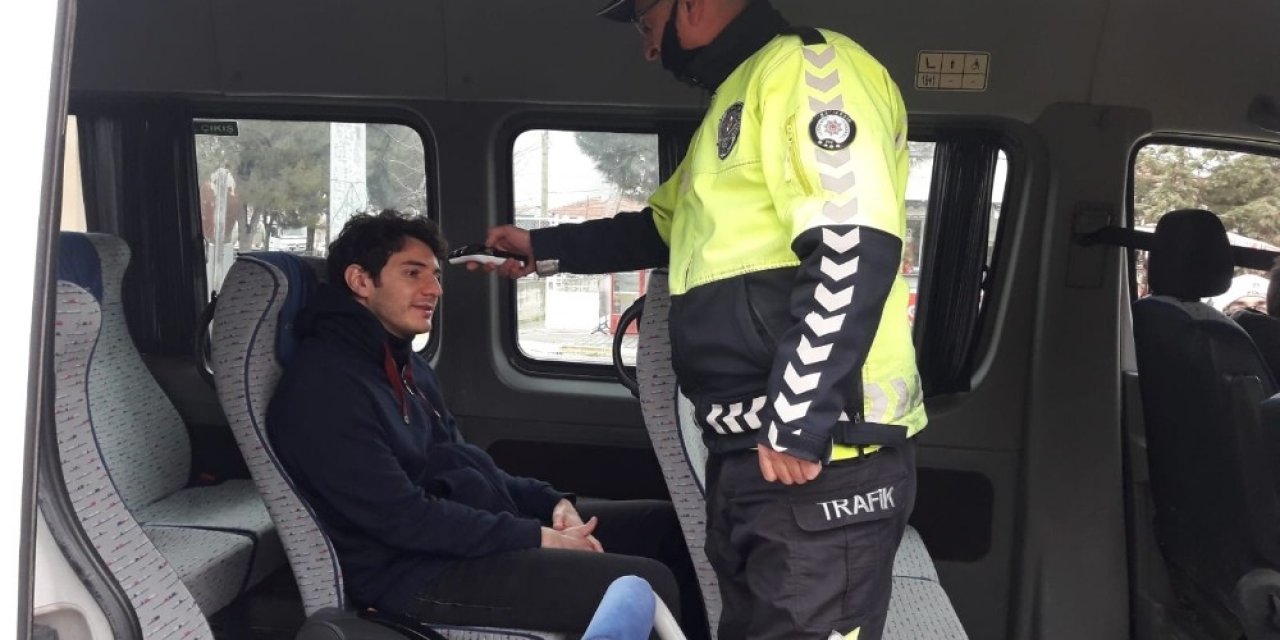 Polis ekiplerinden toplu taşımalara sıkı denetim