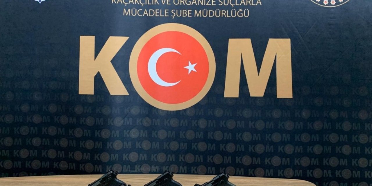 Malatya’da 6 tabanca ele geçirildi