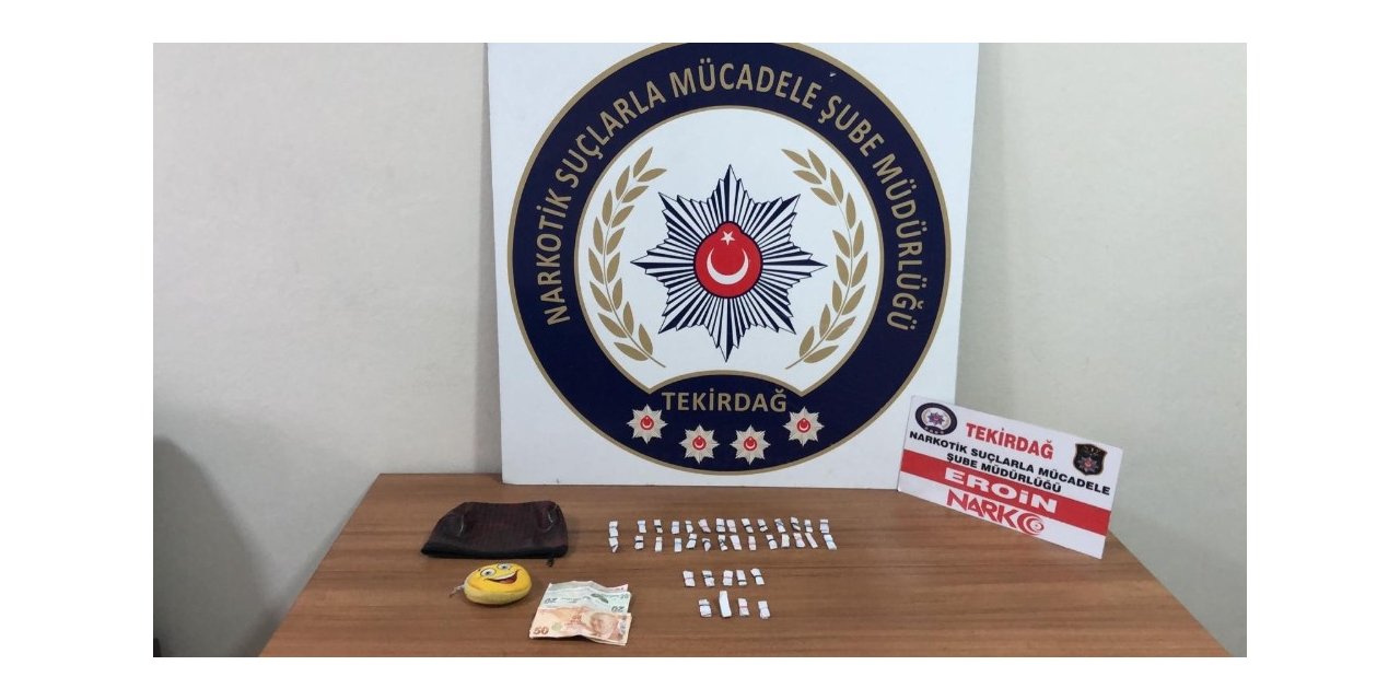 Tekirdağ’da zehir tacirlerine operasyon