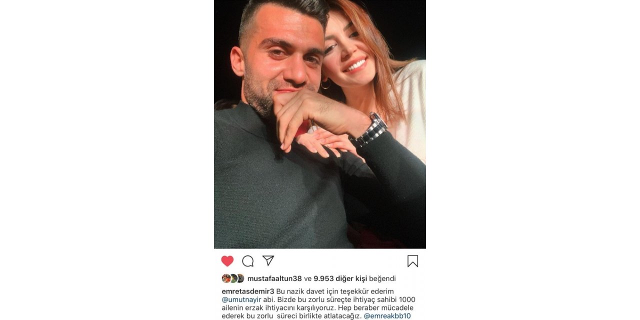 Emre Taşdemir’den 1000 aileye yardım sözü