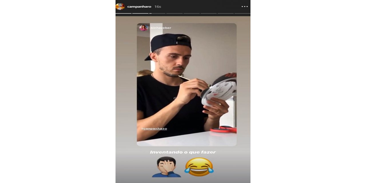 Campanharo karantina günlerini eğlenceli hale getirdi