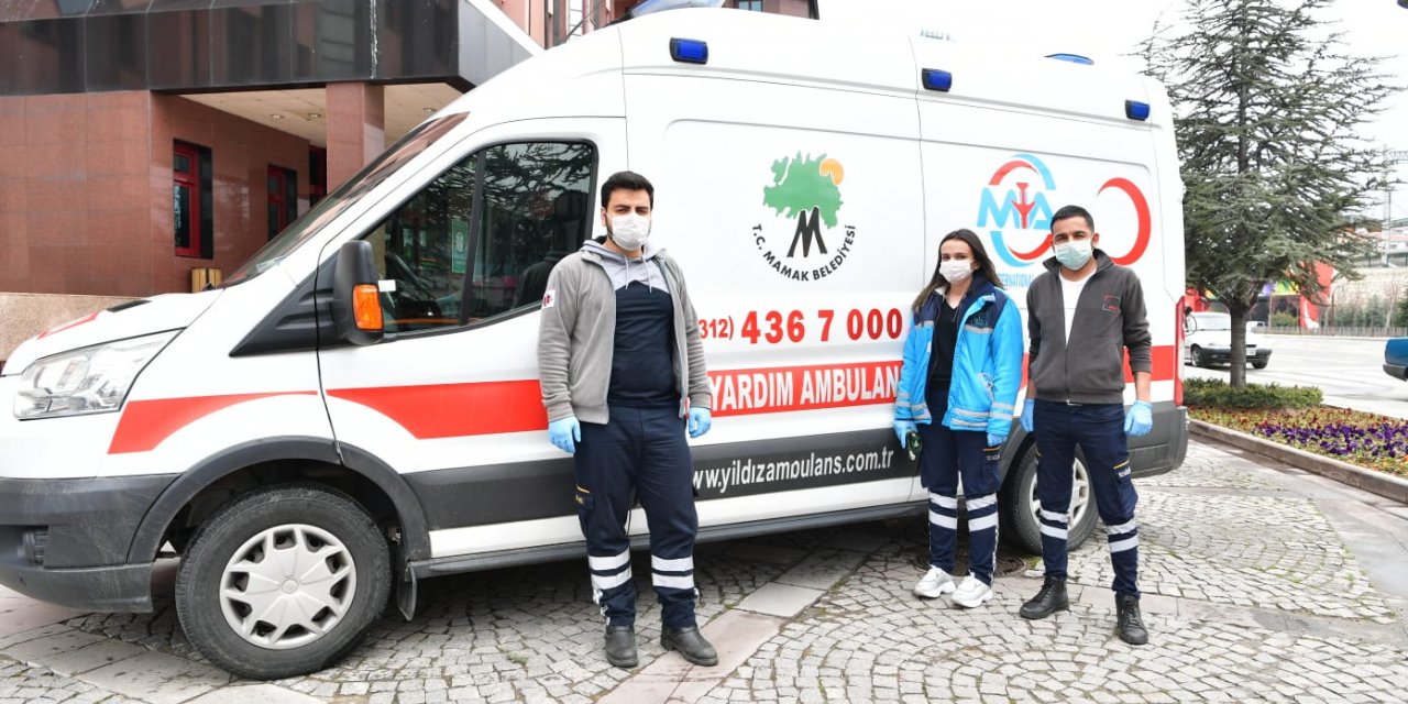Mamak'ta hamileler için özel acil yardım ambulansı uygulaması başlatıldı