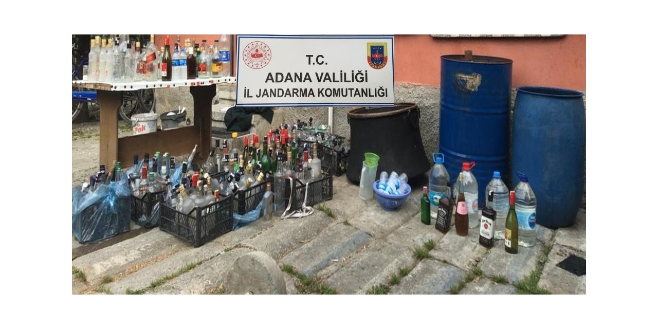 Adana’da kaçak içki operasyonu