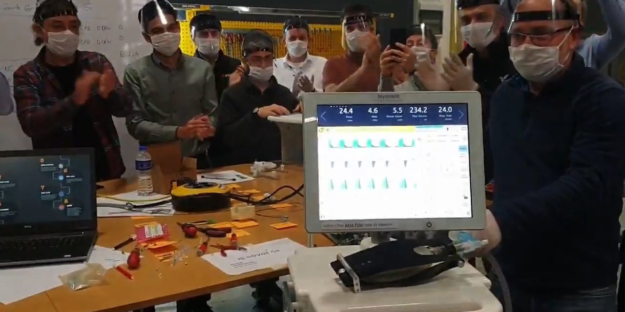 Yerli solunum cihazının ilk prototipi paylaşıldı