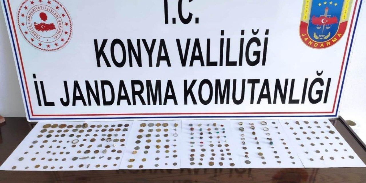 Konya’da 216 parça tarihi eser ele geçirildi