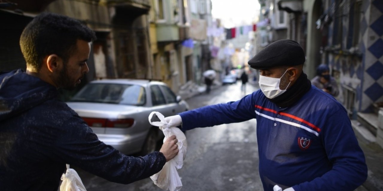 Geçim zorluğu çeken ailelere yardım