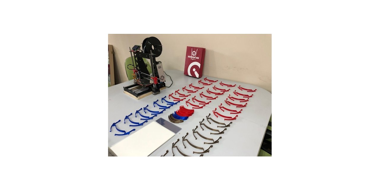 İskenderun Teknik Üniversitesinden sağlık çalışanlarına özel maske üretimi