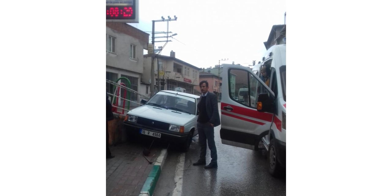 Engelli adam el frenini indirdi aile ölümden döndü
