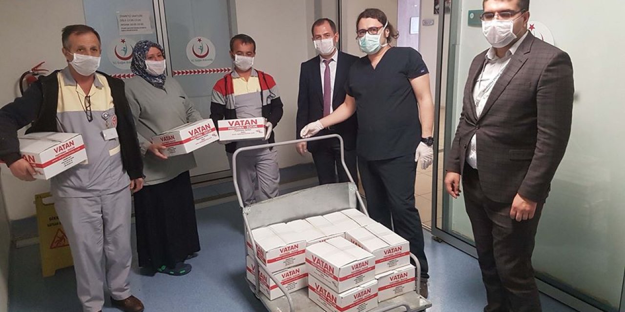 Pınarbaşı Belediyesinden sağlık çalışanlarına destek