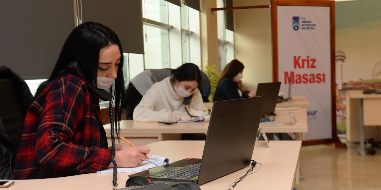 Ankara Büyükşehir Belediyesinin yardım kampanyasına 96 bine yakın başvuru geldi