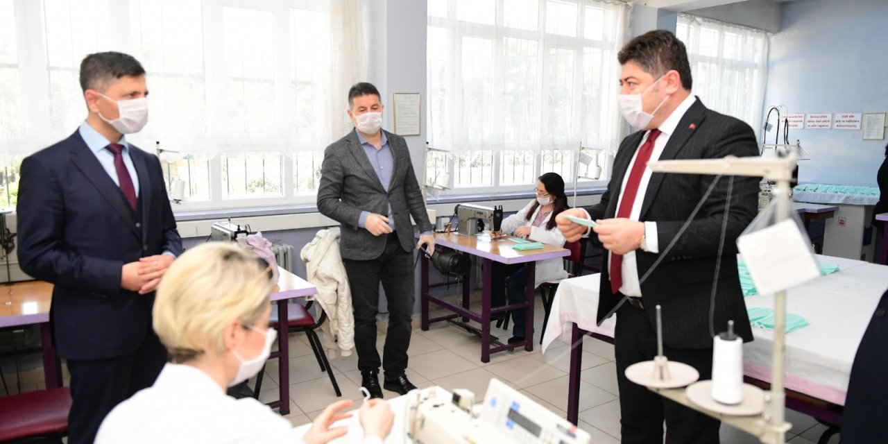 Ordu'da ücretsiz dağıtılmak üzere 100 bin maske üretimine başlandı