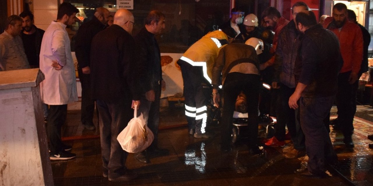 Malatya’da iş yerinde dumandan etkilenen şahıs hastaneye kaldırıldı