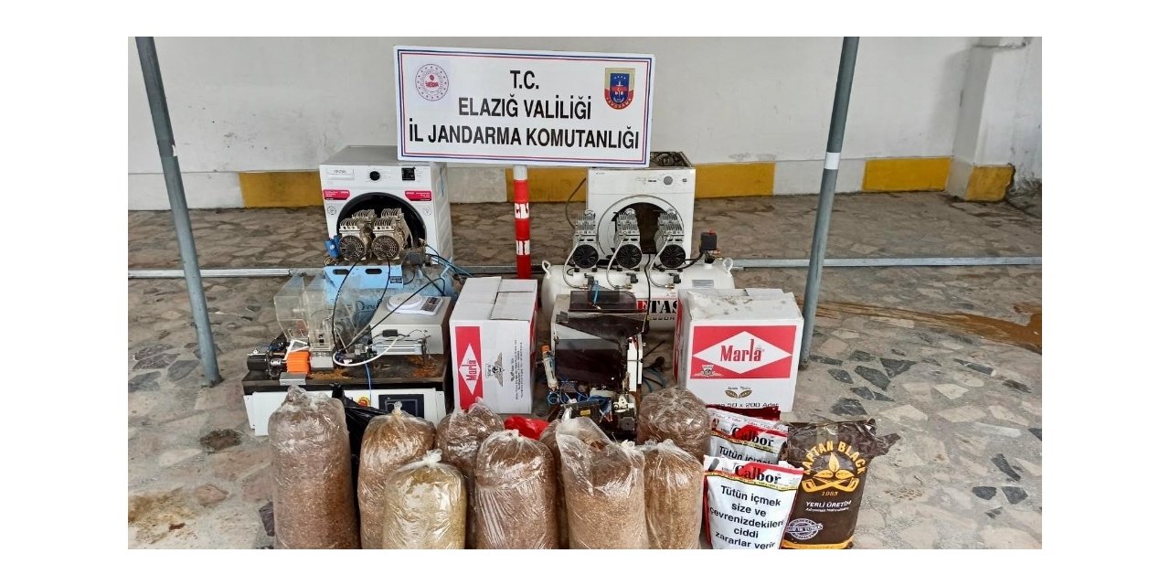 Kaçak sigara imalathanesine baskın: 2 gözaltı
