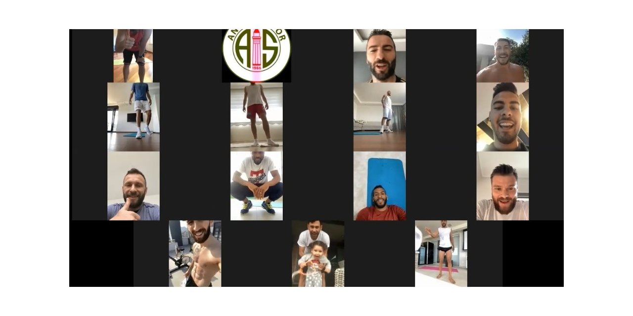Antalyaspor’da çalışmalar telekonferansla sürüyor