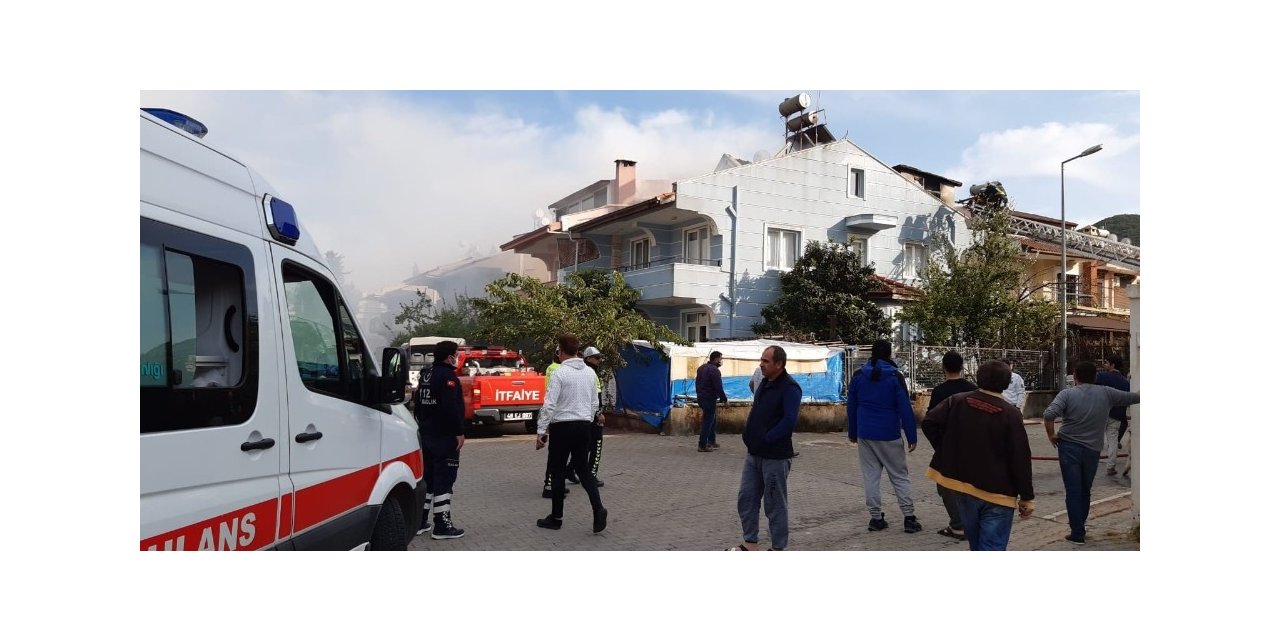 Marmaris’te müstakil evde yangın paniği