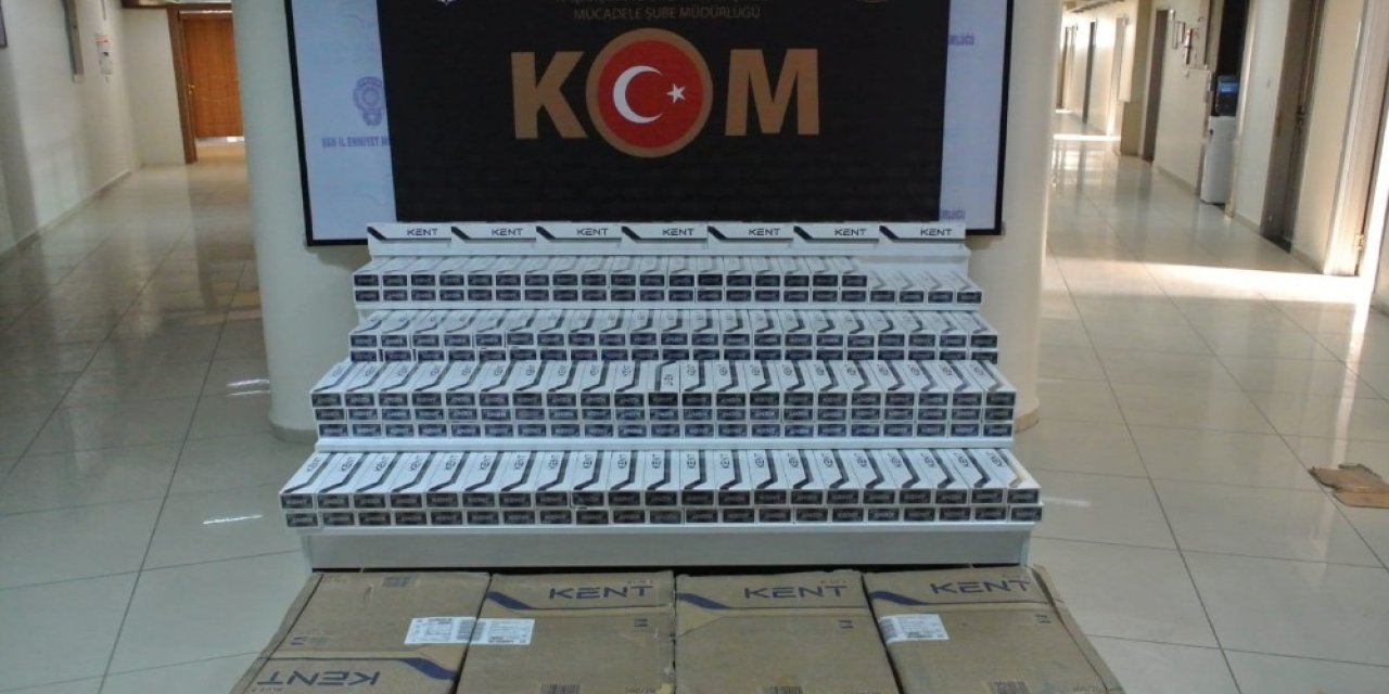 Van’da 53 bin 912 paket kaçak sigara ele geçirildi