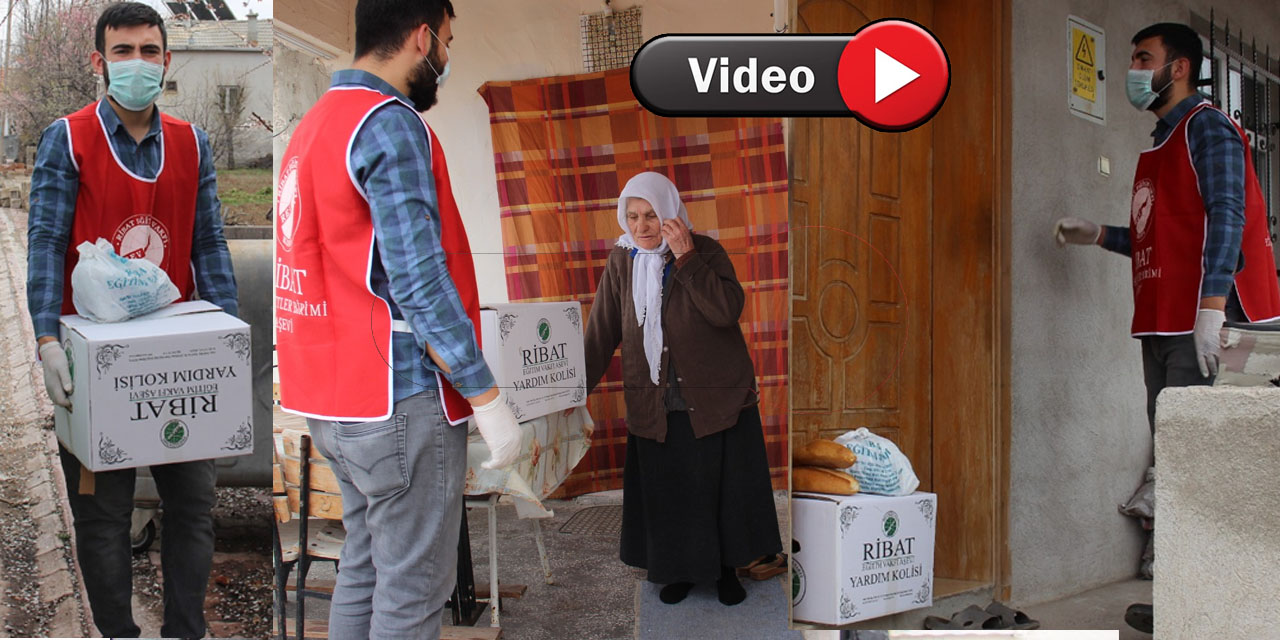 Ribat, iyilikte birlik vakti diyerek gıda kolisi dağıtımına başladı