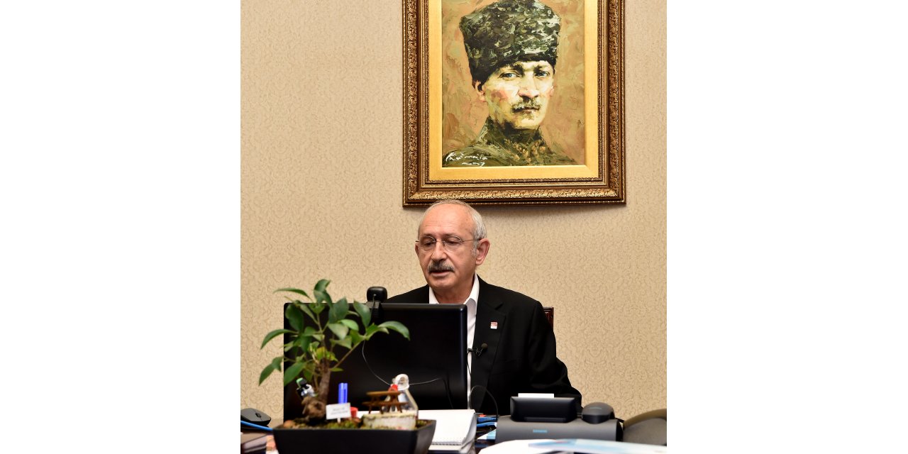 Kılıçdaroğlu, Türk-İş, Hak-İş ve DİSK yöneticileriyle telekonferansla görüştü