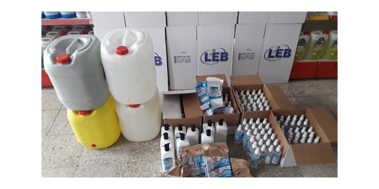 Isparta Emniyetinden kaçak dezenfektan operasyonu