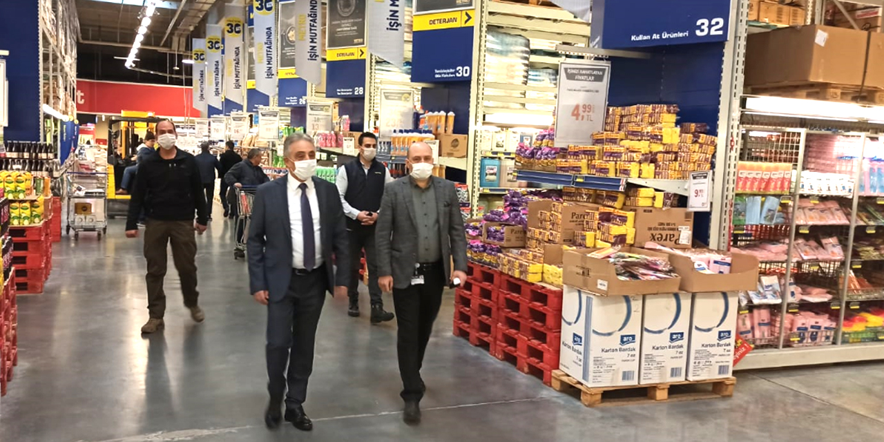 Konya Valisi Toprak, koronavirüs tedbirlerini yerinde inceledi