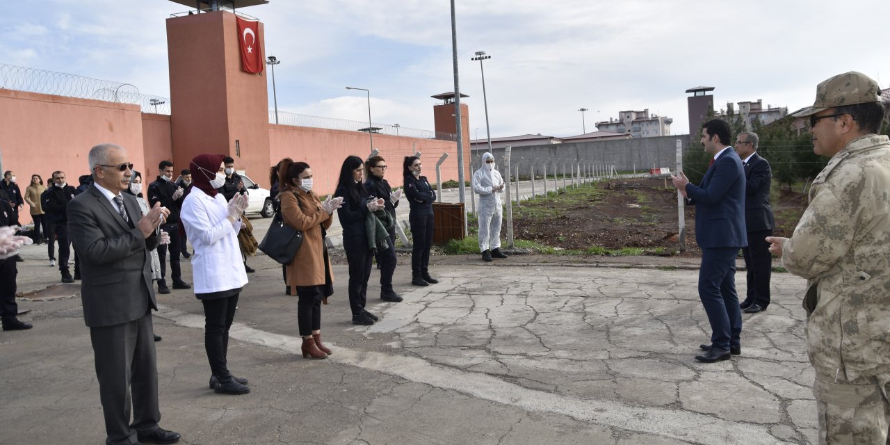 Siverek Kapalı T Tipi Ceza İnfaz Kurumunda koronavirüs tedbirleri