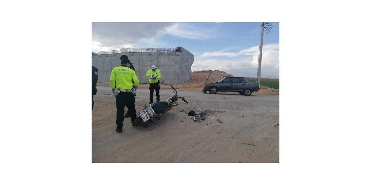 Karaman’da trafik kazası: 2 yaralı