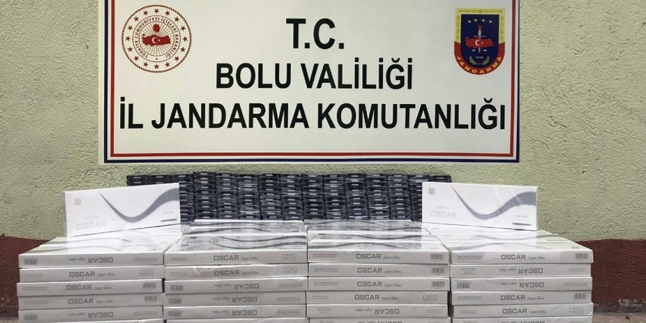 Bolu’da, kaçak tütün ve cerrahi maske operasyonu