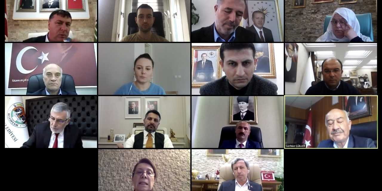Milletvekili Günay, Eskişehir ilçe belediye başkanlarıyla telekonferans yoluyla görüştü
