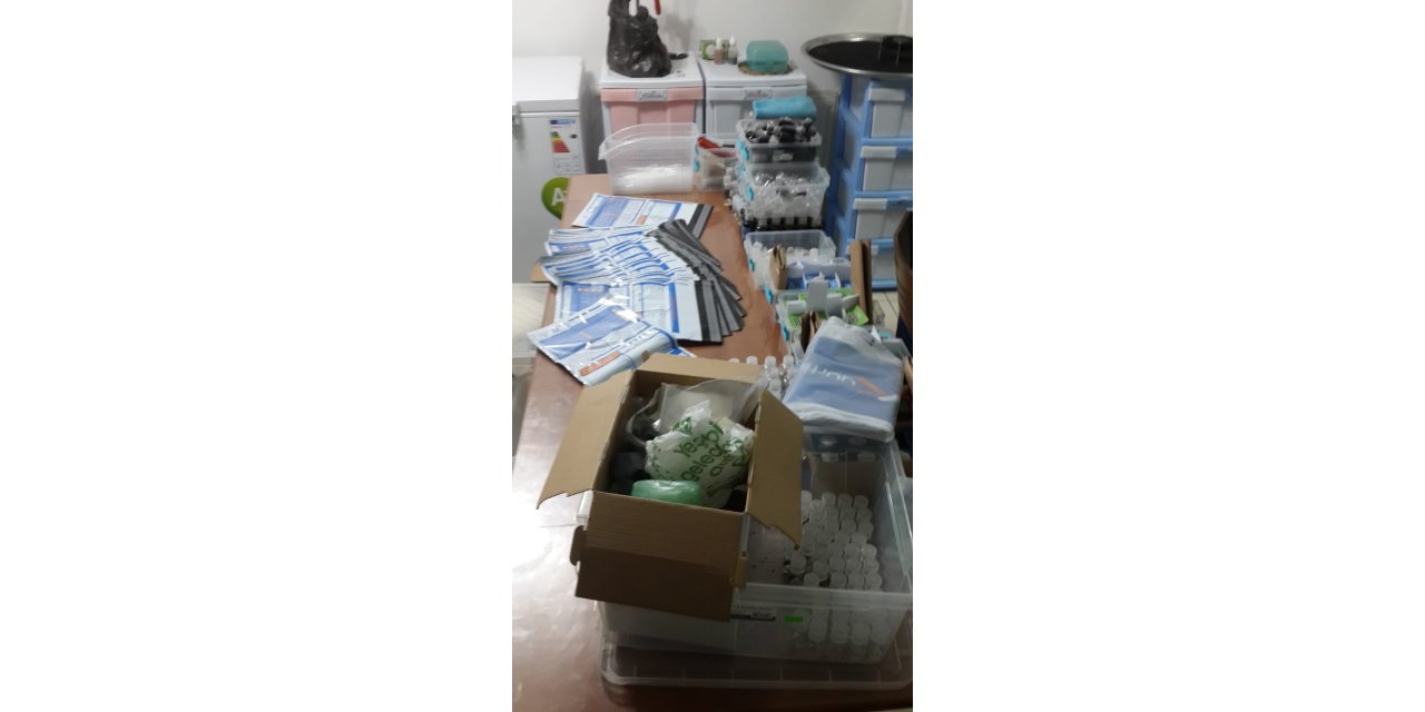 Tekirdağ'da kaçak üretilen 12 bin 400 litre etil alkol ele geçirildi