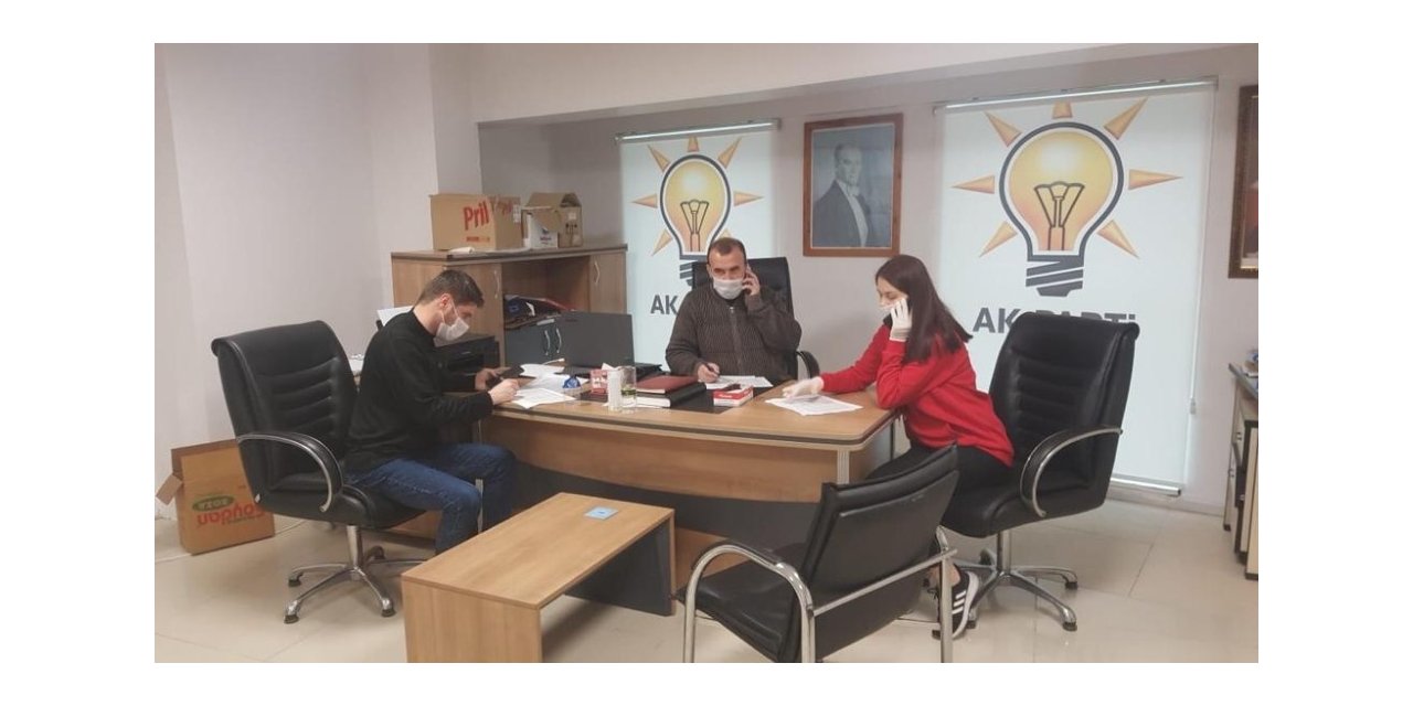İlçedeki yaşlılar tek tek arandı