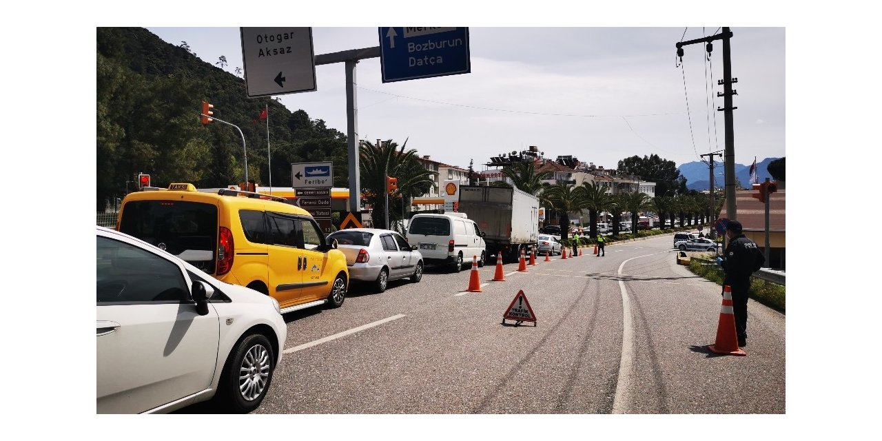 Marmaris’in tüm giriş noktaları kontrol altında