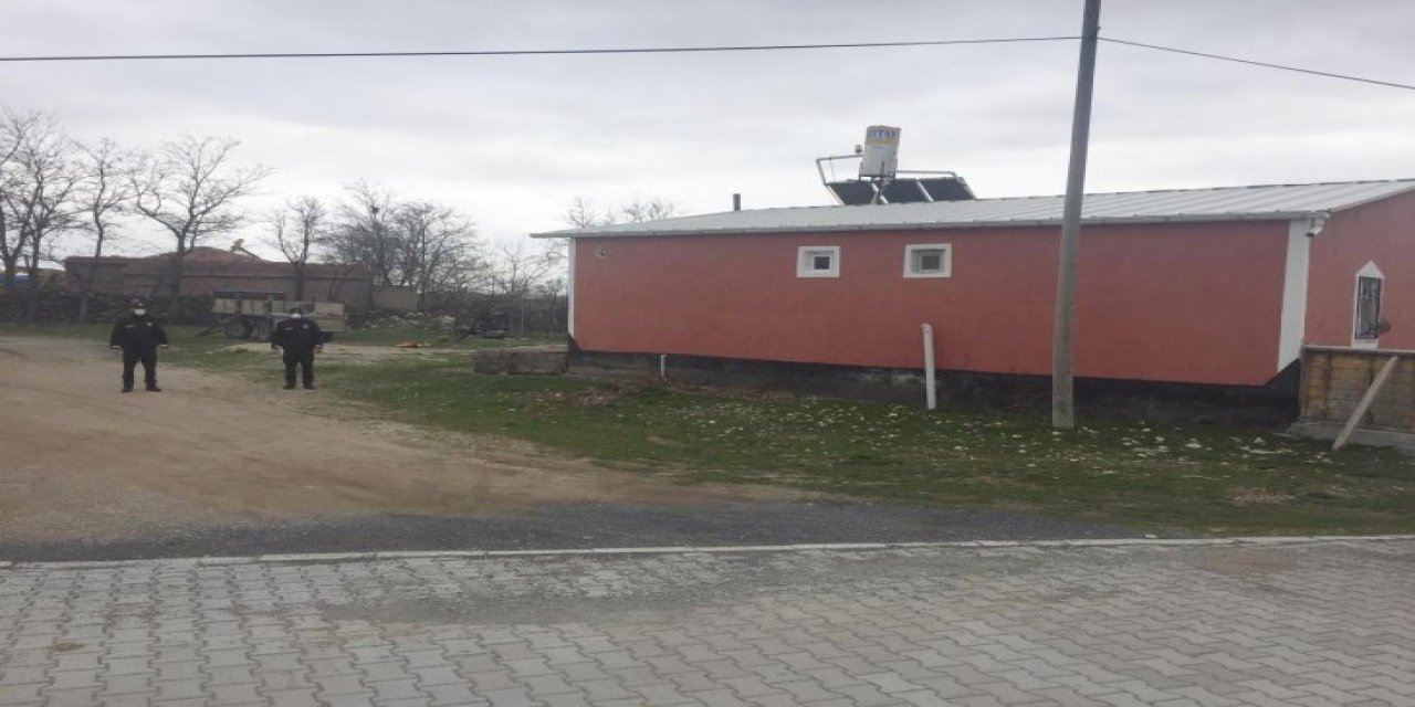 Konya'da test sonucu pozitif çıktı evi karantinaya alındı