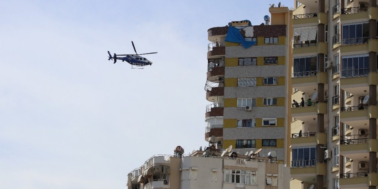 Adana’da 20 yaş altı ve 65 yaş üstüne helikopterli denetim