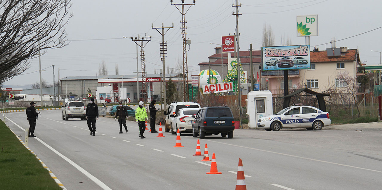 Beyşehir’de araç giriş çıkışlarına izin verilmiyor