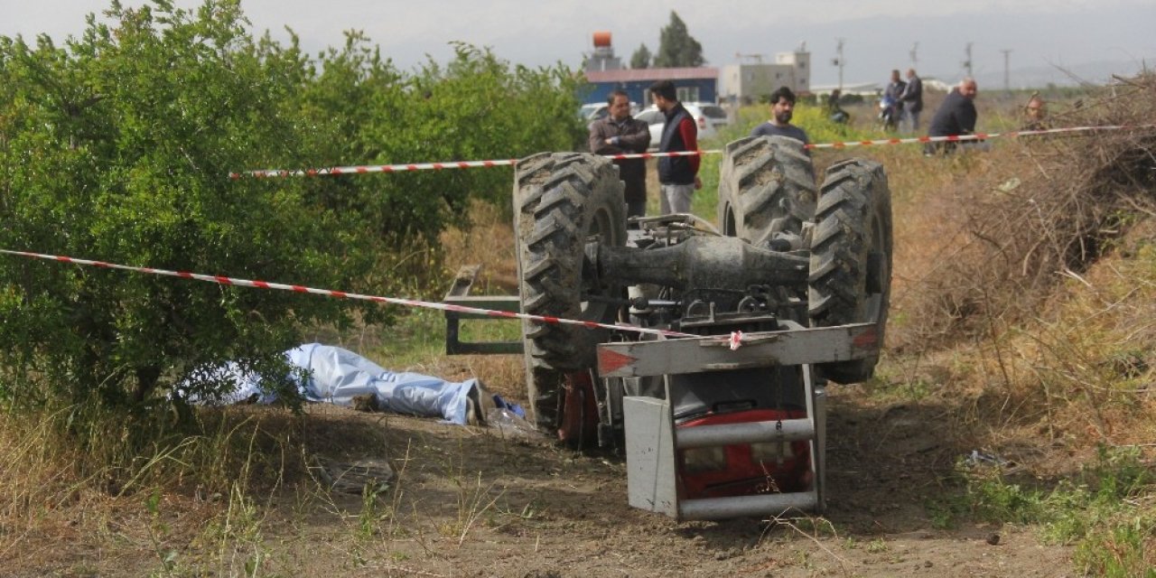 Traktörün altında kalan sürücü hayatını kaybetti