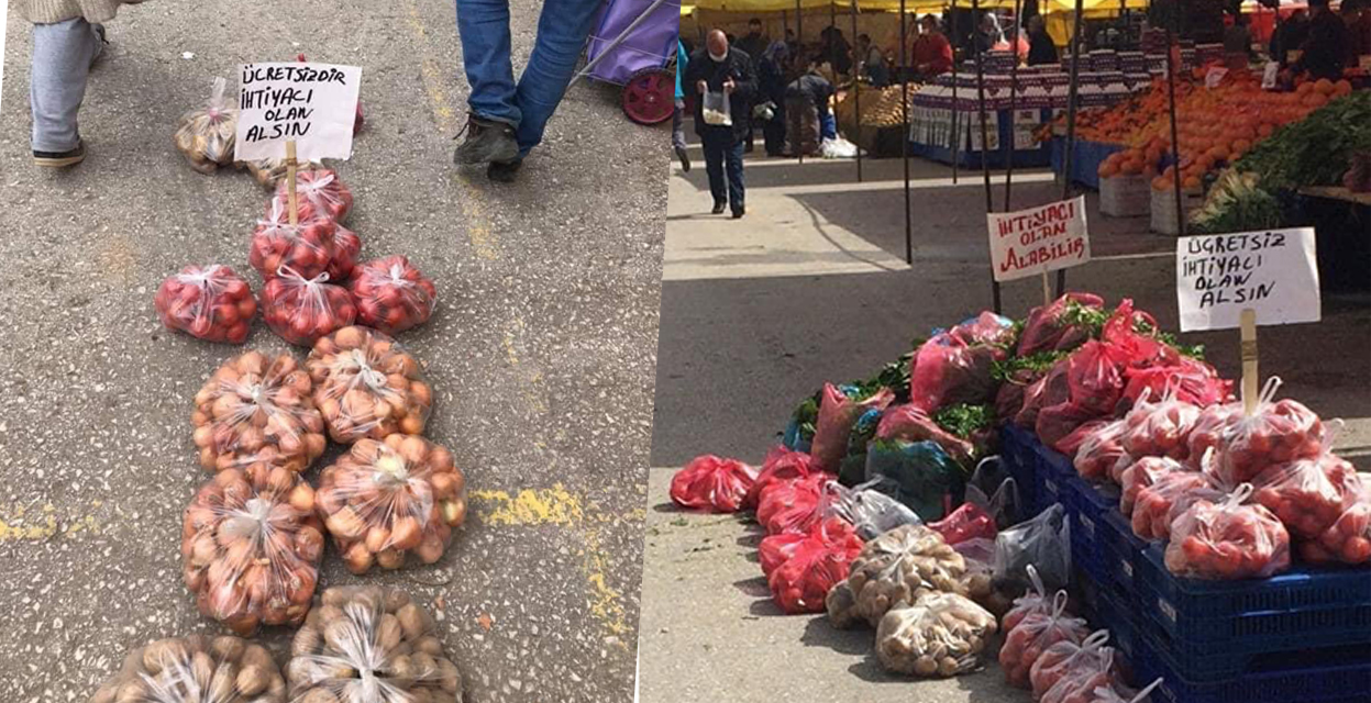 Konyalı pazarcılardan örnek davranış