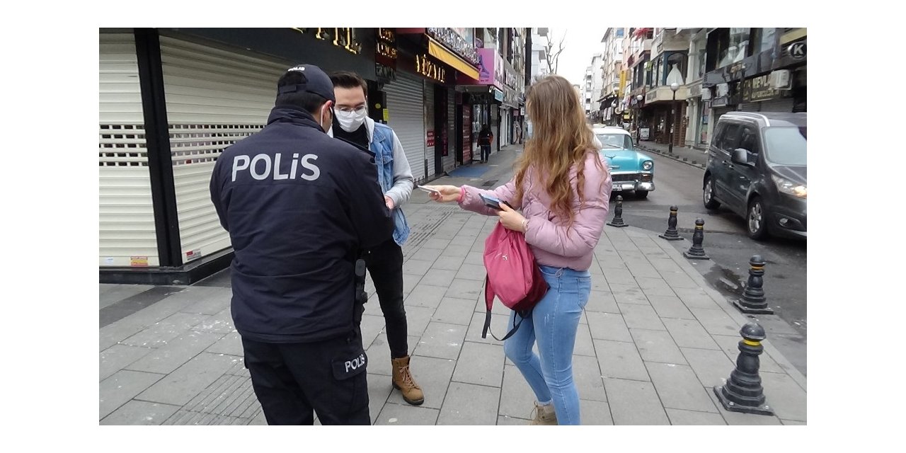 Polisten 20 yaş altı ve 65 yaş üstündekilere uygulama