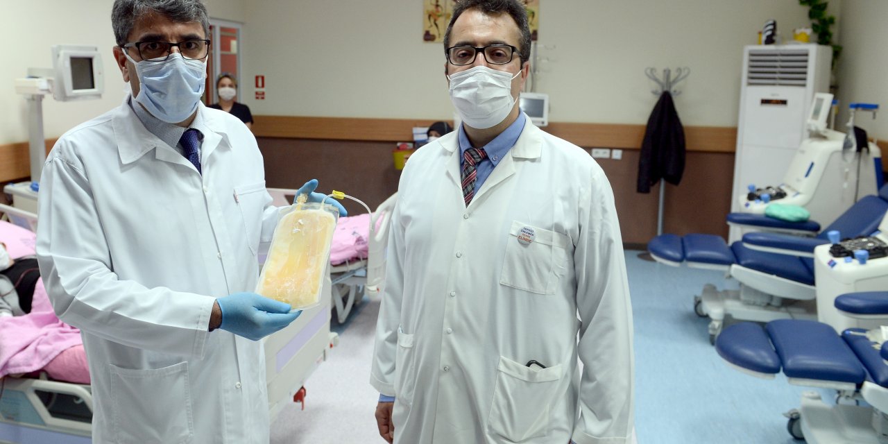 İnönü Üniversitesinde immün plazma yöntemiyle Kovid-19 tedavisi başladı