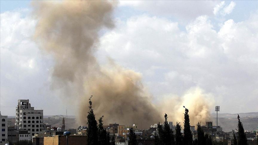 Suud öncülüğündeki koalisyondan Yemen'e 50 hava saldırısı