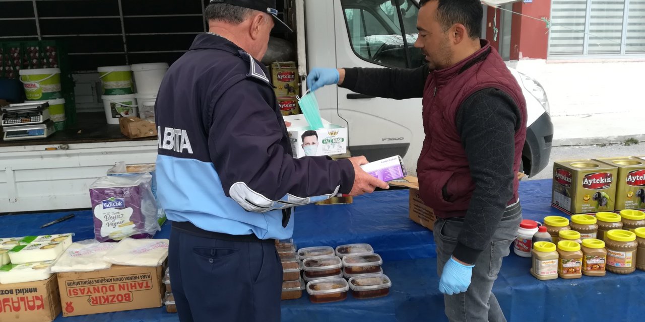 Derebucak'ta koronavirüs önlemleri